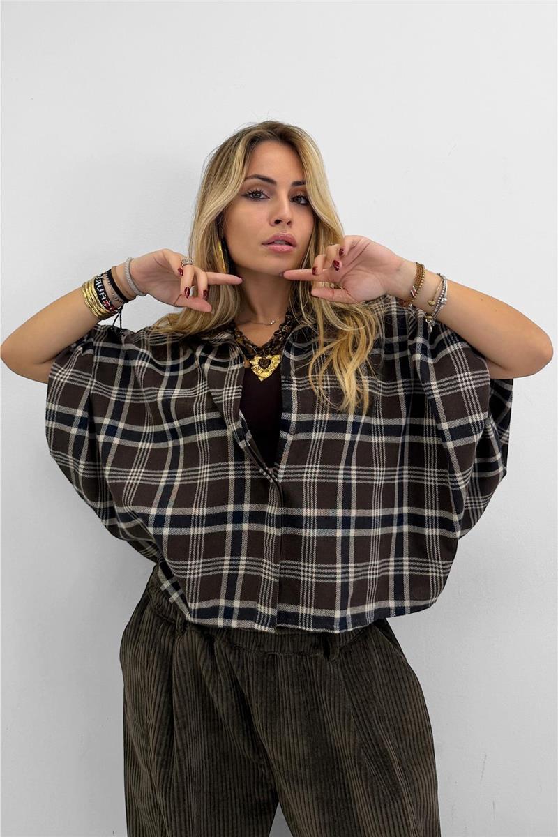 camicia bombata  quadretto